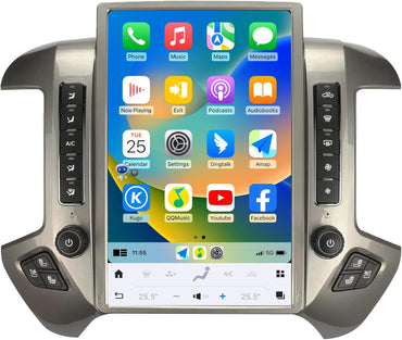 Radio Android Chevrolet Silverado 2014-2020 tipo Tesla 14.5" | Apple CarPlay / Android Auto