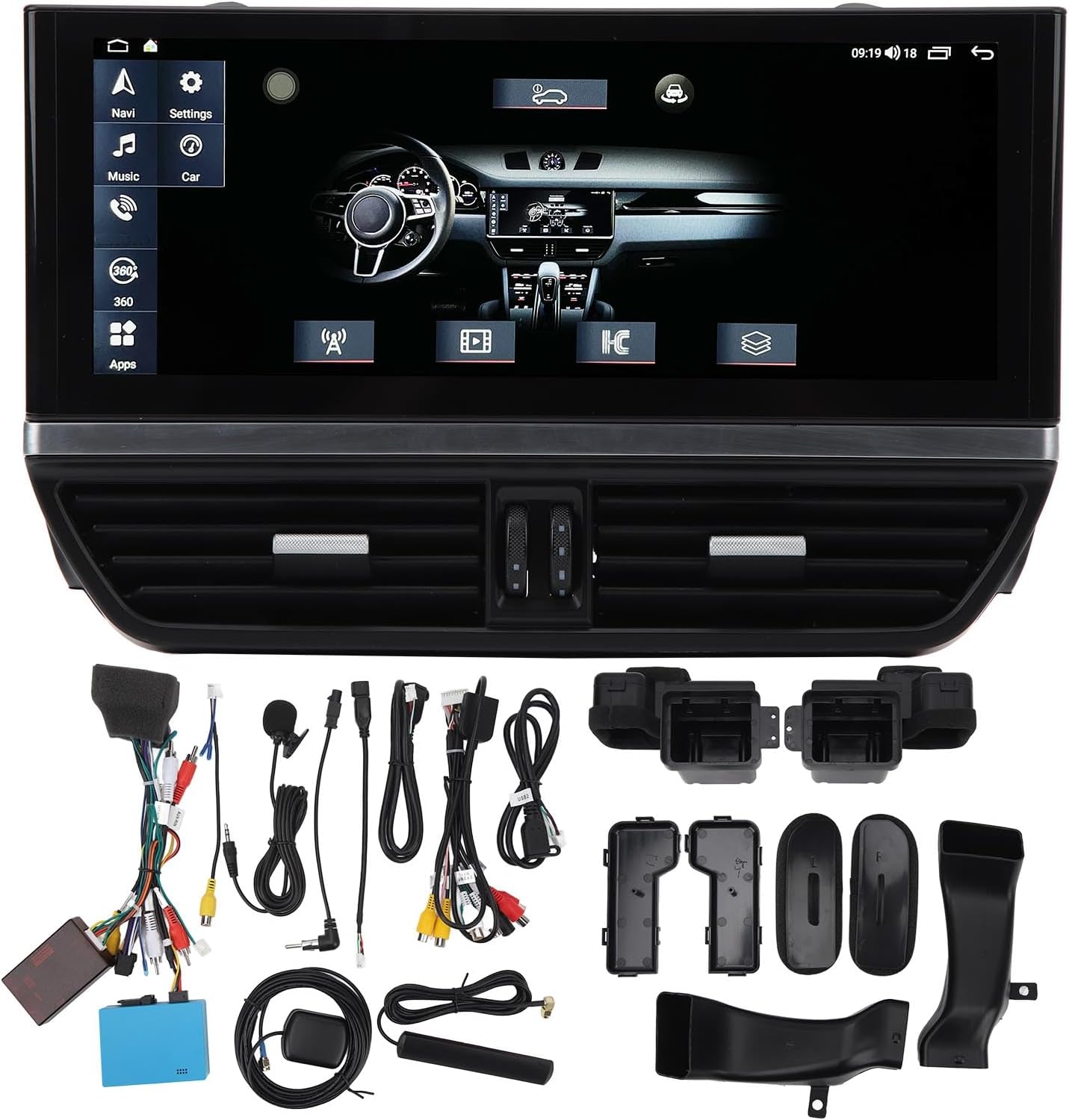 Radio OEM Android para Porsche GYP CONNECT de 12.3" | Apple CarPlay / Android Auto