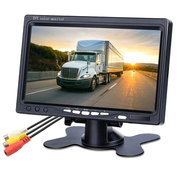 Monitor LCD de 7" + 1 Cámara de retroceso con visión nocturna para Camión/Bus