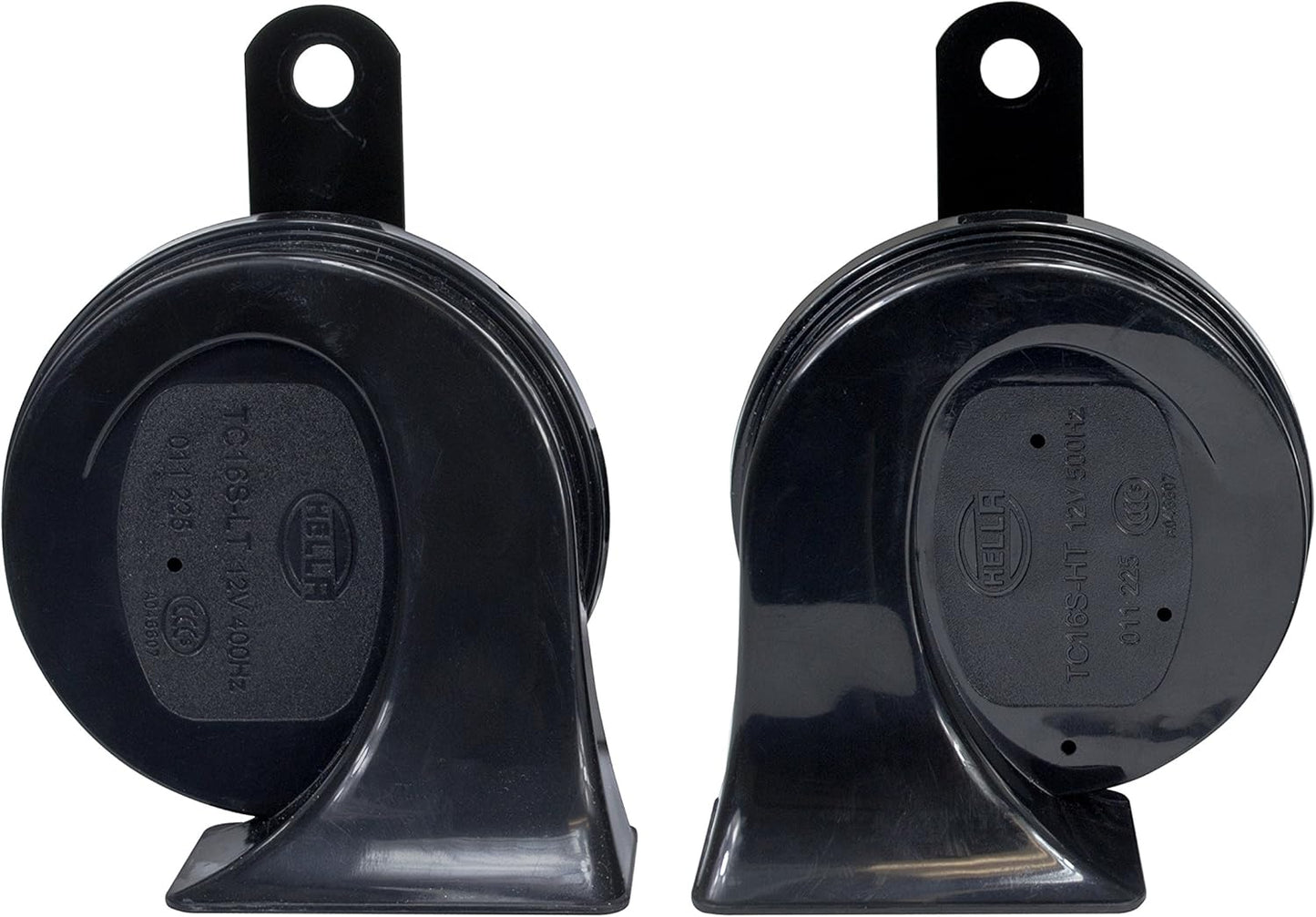 Kit de bocinas Hella BX 12V Doble Negras (ajuste universal)