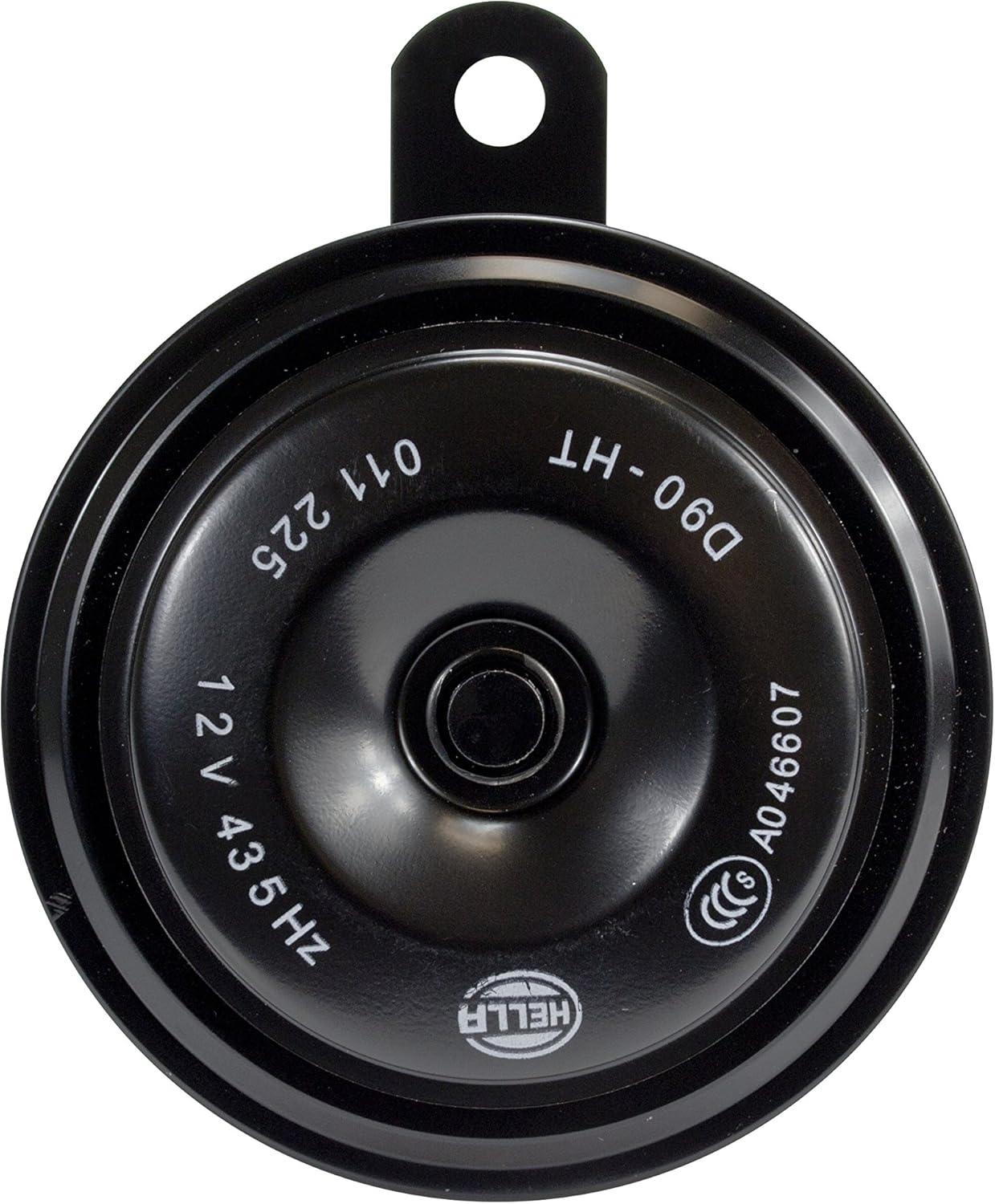 Bocina de disco Hella Negra de 12V (Universal Fit/Single Blister Pack)