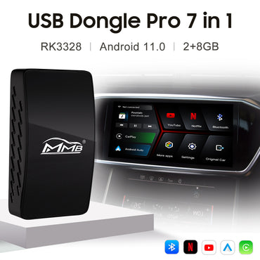 Adaptador Joyeauto Wireless CarPlay USB Dongle Pro 7 en 1