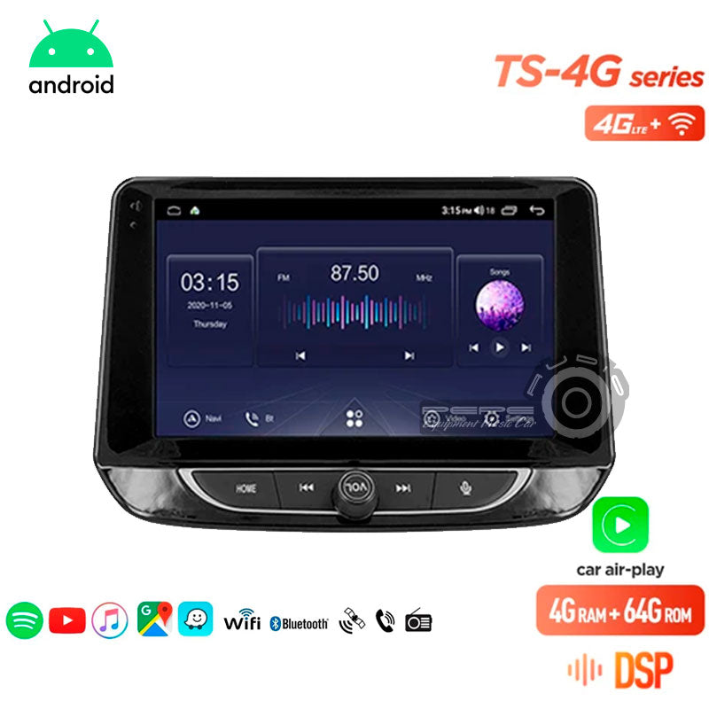 Radio Android OEM Chevrolet Tracker 2019-2022