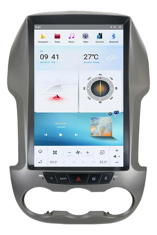 Radio OEM Android para Ford Ranger 2011/2015+ 12.1" | Apple CarPlay / Android Auto Instalada