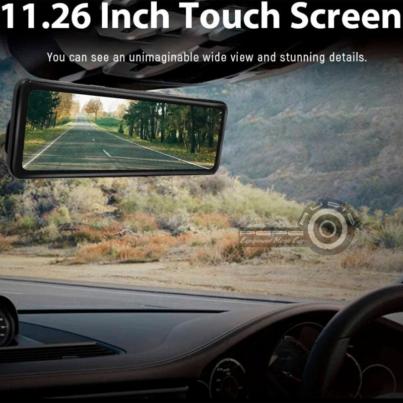 Espejo retrovisor con cámara 4k con pantalla de visión completa - Instalada