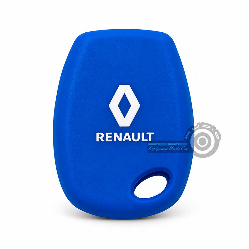 Funda protector de silicona Renault Azul
