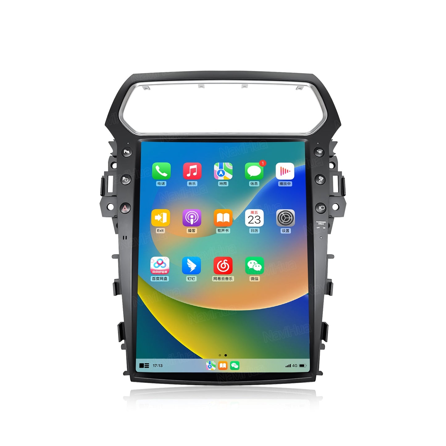 Radio OEM Android para Ford Explorer 2011-2019 tipo Tesla de 13,8" | Apple CarPlay / Android Auto