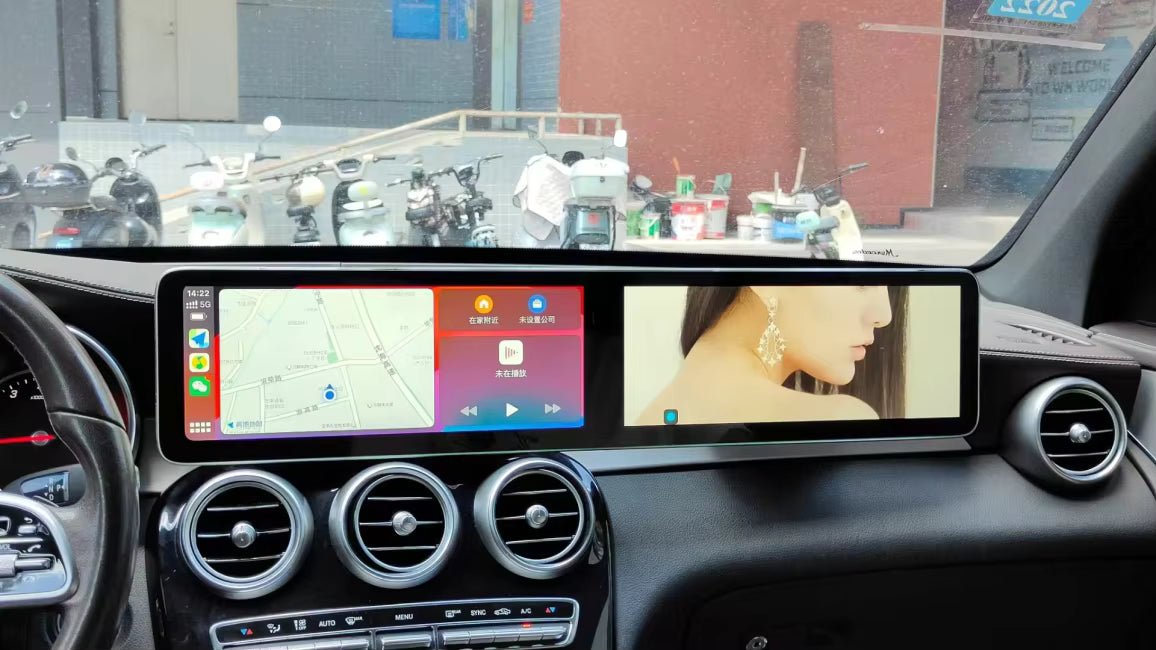 Radio Android OEM Mercedes-Benz | NTG5.0/5.5/6.0 | Clase C, GLC 2015-2024 | Dual Screen 12,3” + 12,3” | Apple CarPlay / Android Auto