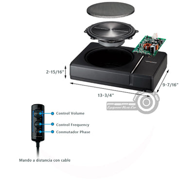 Subwoofer plano activo Kenwood KSC-PSW8