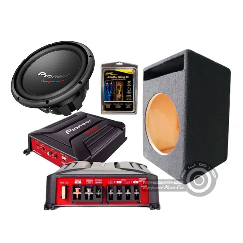 Promo Pioneer Subwoofer 12"+ Ampli 500W