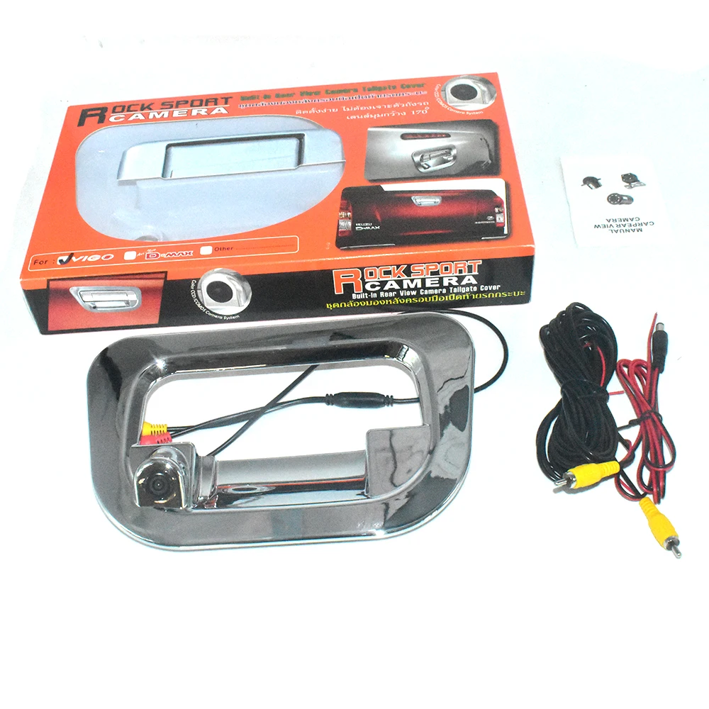 Cámara de Retroceso Toyota Hilux Manilla Cromada Instalada