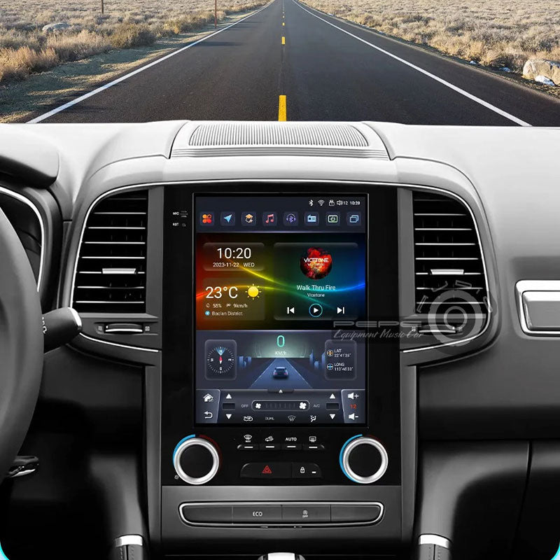 Radio Android OEM tipo Tesla para Renault Koleos