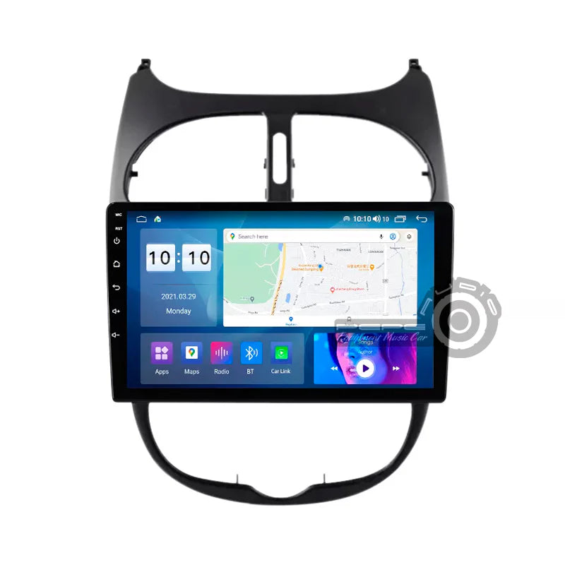 Radio Android Peugeot 206