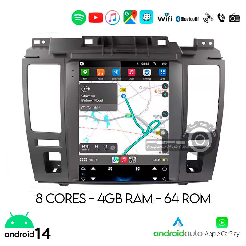 Radio Android Nissan Tiida Instalada