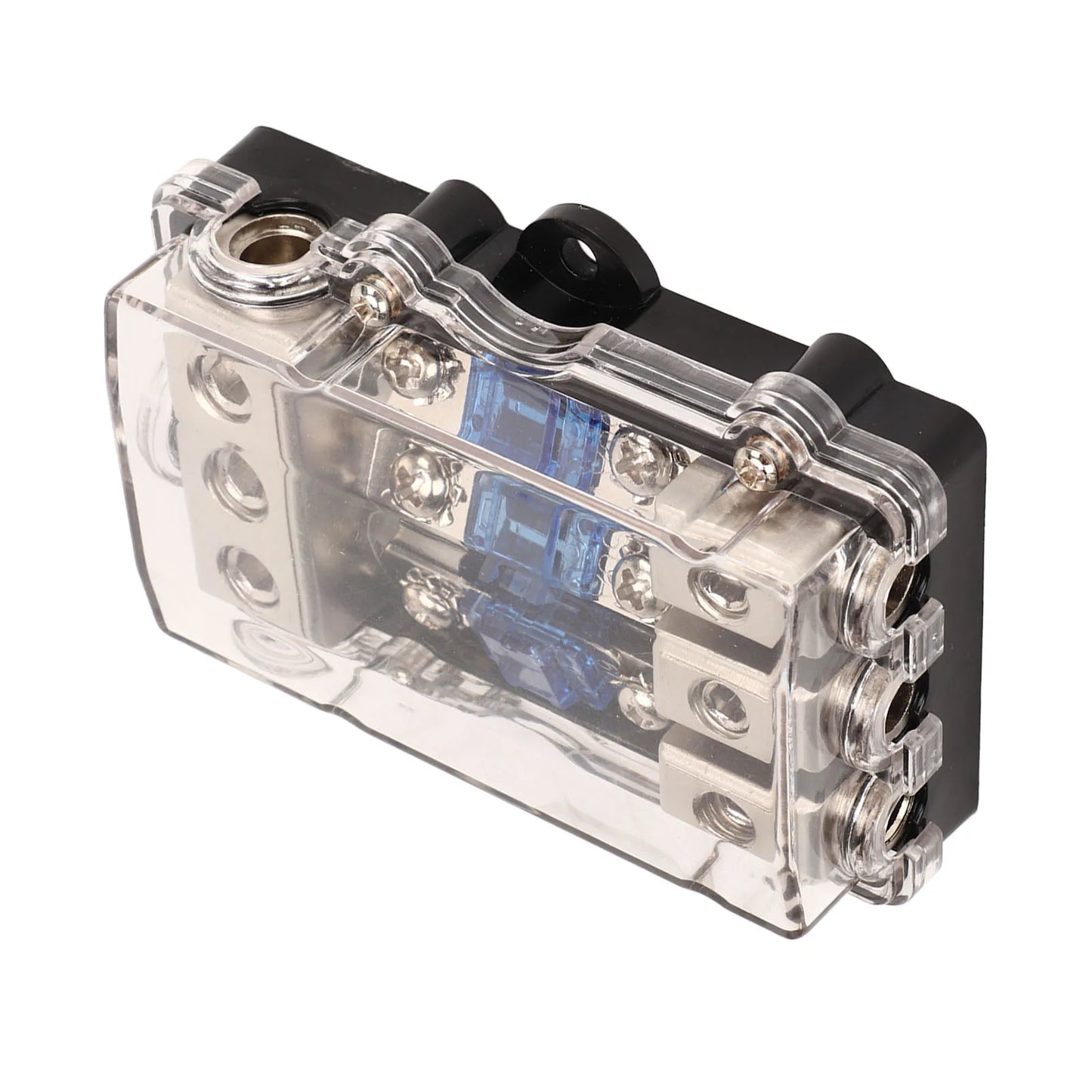 Bloque de distribución con portafusibles mini ANL de 3 vías