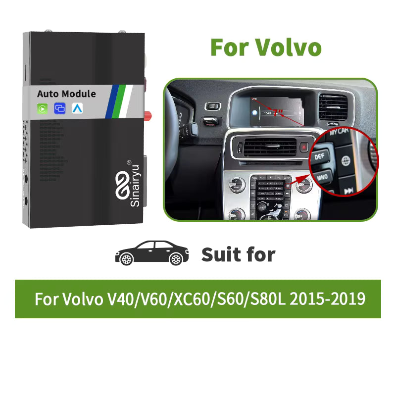 Interfaz Apple CarPlay | Android Auto Para Volvo (7") (incluye instalación)
