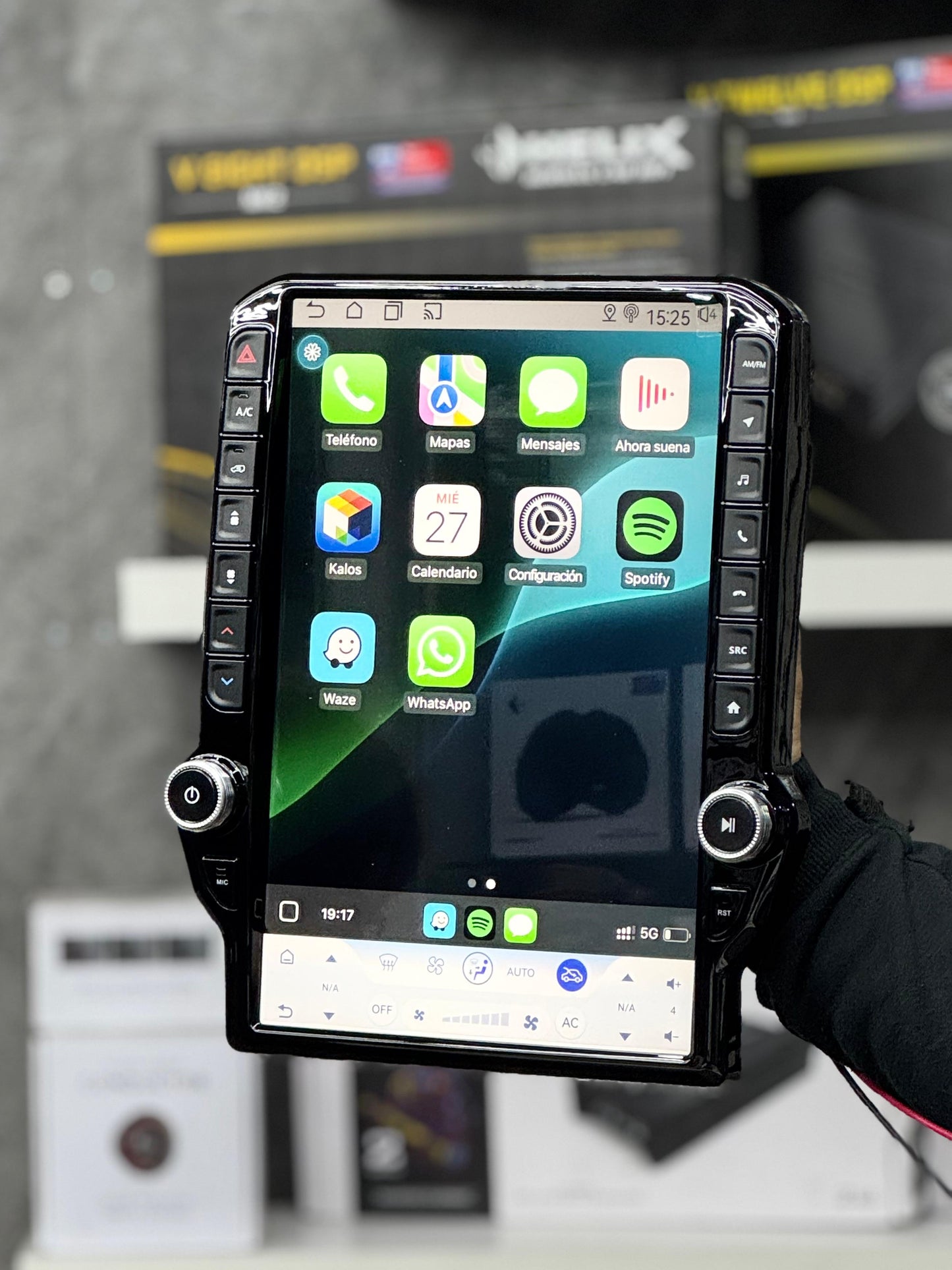 Radio OEM Dodge RAM tipo Tesla 14,5" | Apple CarPlay / Android Auto