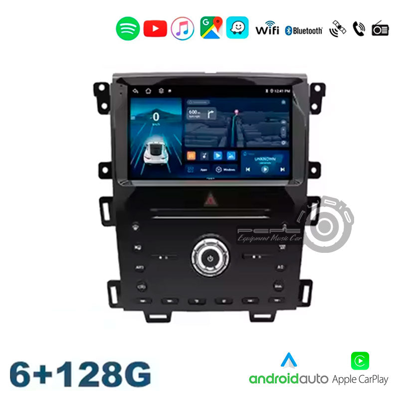 Radio Android 9" Ford EDGE 2009/2014 | Apple CarPlay / Android Auto - Instalada