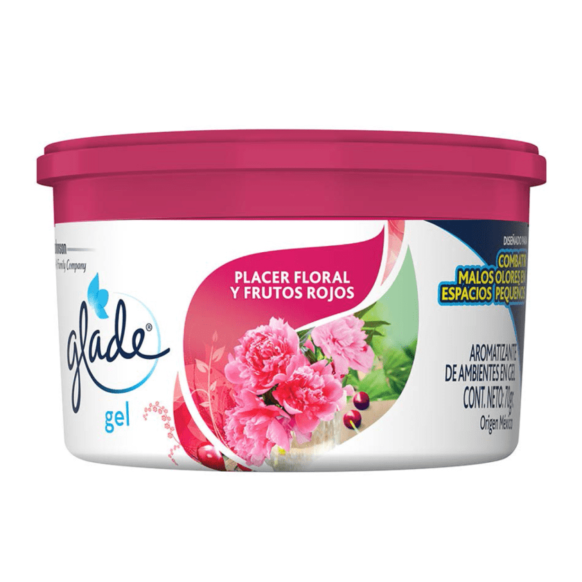 Glade Mini gel - Placer Floral y Frutos Rojos