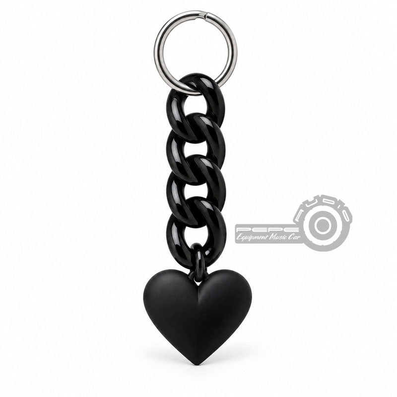 Llavero Corazón negro
