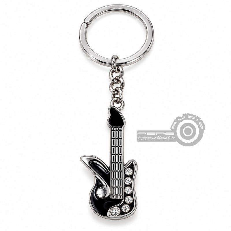 Llavero Guitarra eléctrica cristales