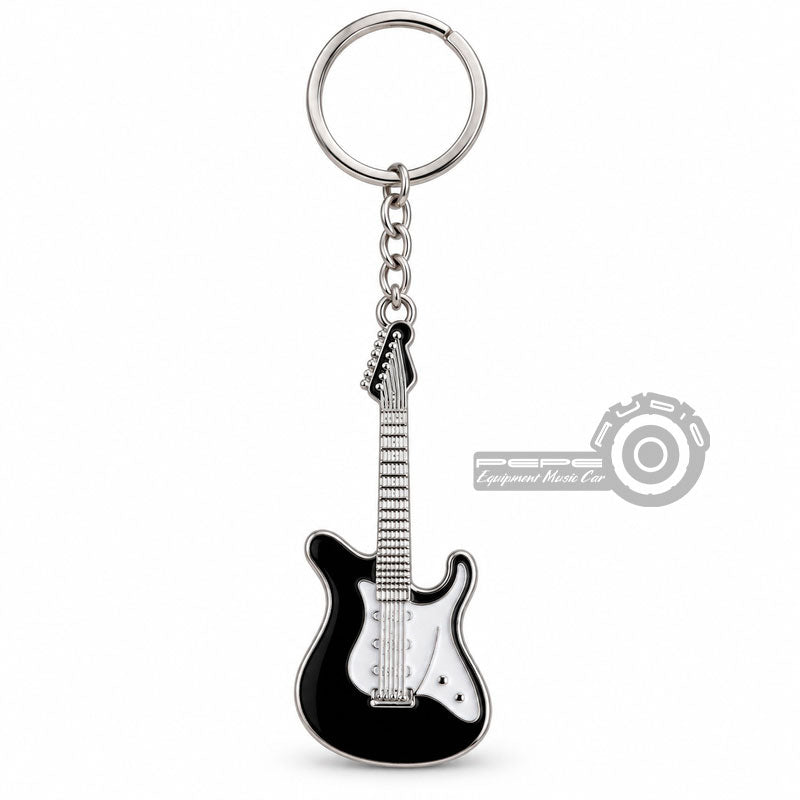 Llavero Guitarra eléctrica negra
