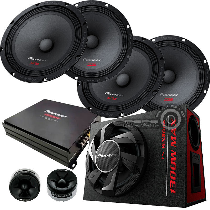 Promo Pioneer PRO + Subwoofer Activo Instalada