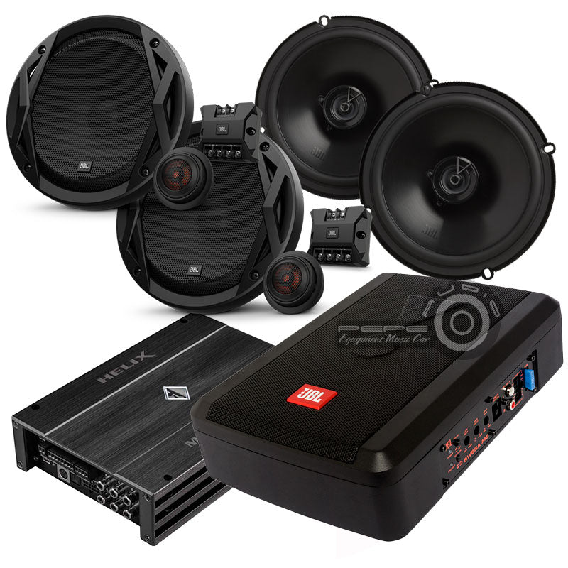 Promo JBL Club V2: Componentes + Parlantes + Ampli + Sub (incluye instalación)