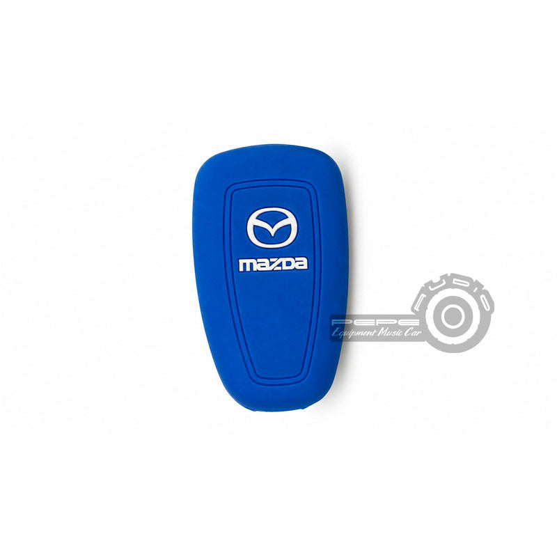 Funda protector de silicona Mazda azul