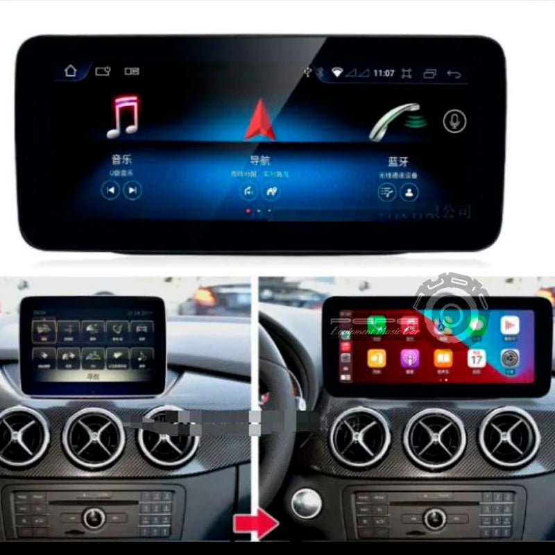Radio Android OEM Mercedes-Benz 2016-2019 | NTG5.0 | Clase C, GLC, GLA, X, CLA, G y A | Apple CarPlay / Android Auto