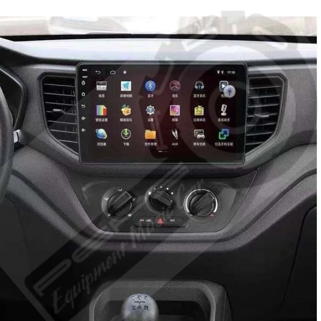 Promo Chevrolet N400 Moldura+Radio Android 10" Instalada