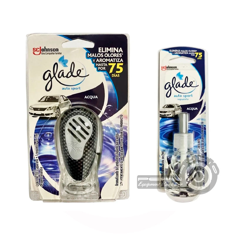 Glade Autosport Aqua + Repuesto