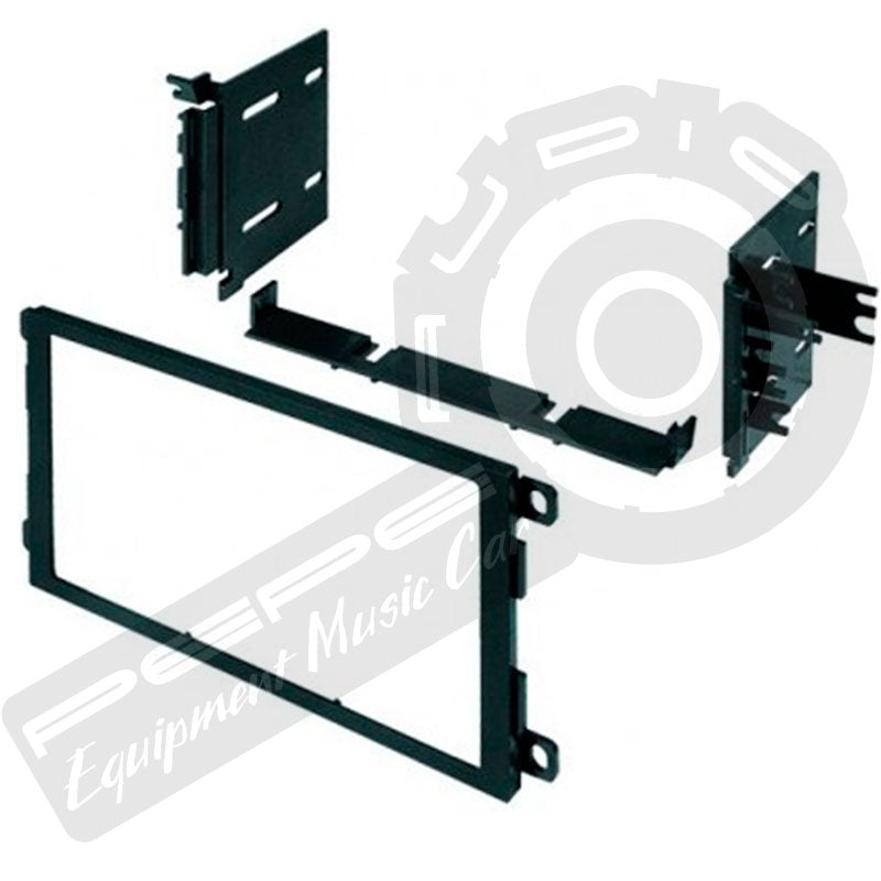 Chevrolet Colorado-Silverado-Trailblazer-Blazer-Tahoe-Suburban doble din - Moldura de radio