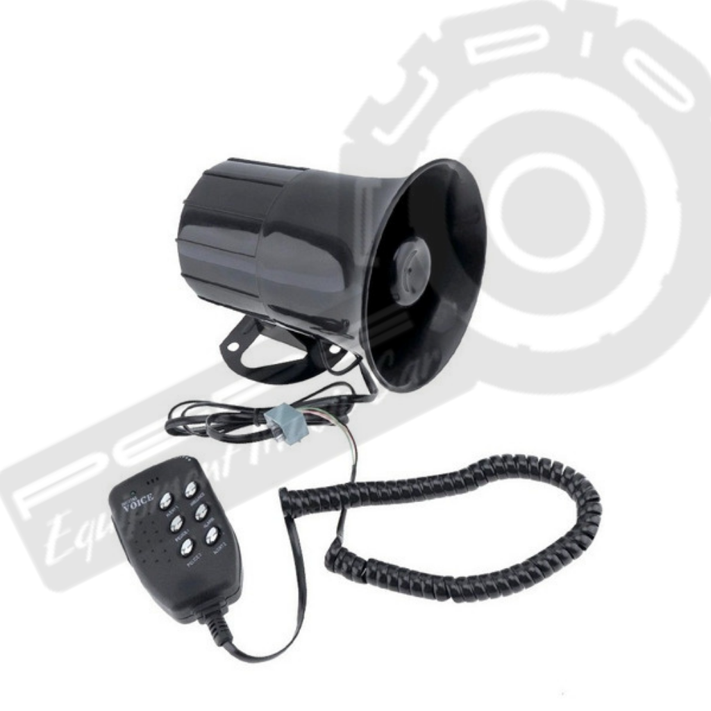 Sirena Megafono 200w De 6 Tonos 12v