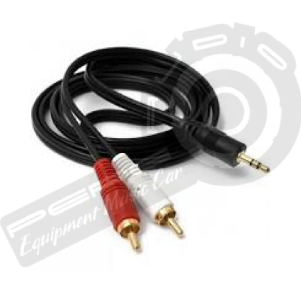 Cable Audio Plus 3.5mm Plug A Rca 1.5m – Pepeaudio Store