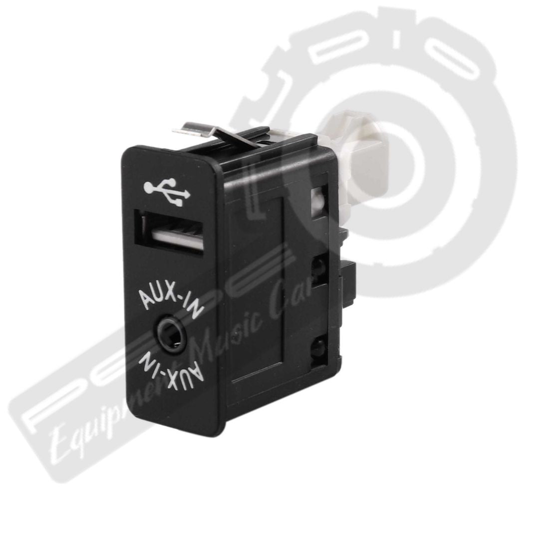 Adaptador de entrada auxiliar y USB para BMW