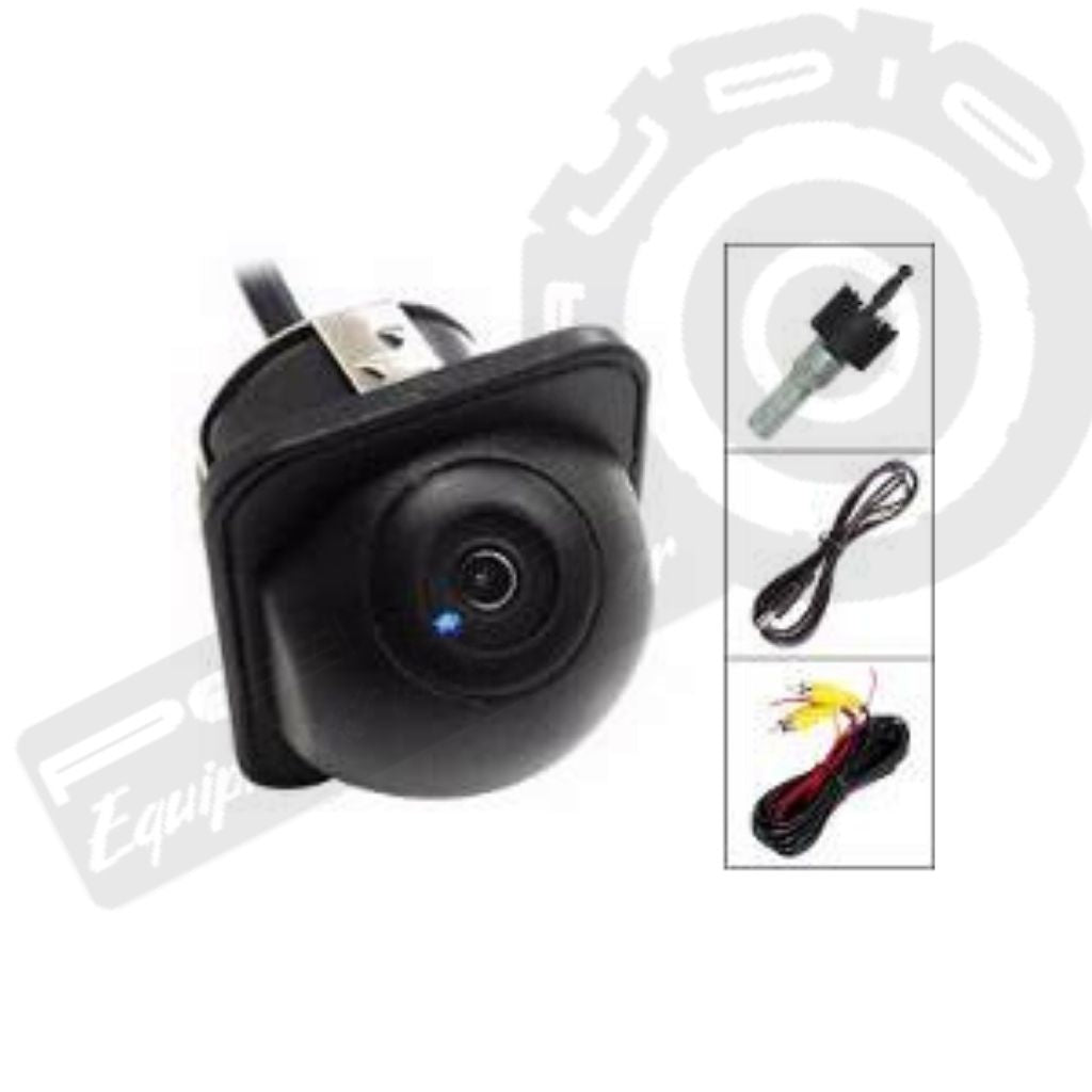 Cámara de retroceso en ángulo empotrada