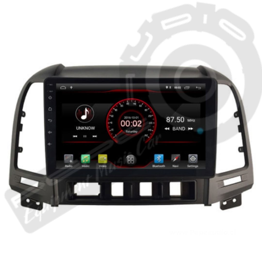 Hyundai Santa Fe 2009+ Moldura Radio