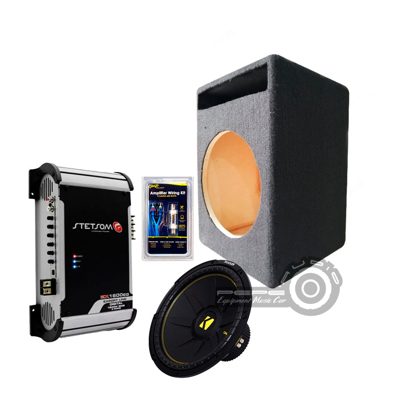 Promo Bass 15" Stetsom-Kicker con instalacion.