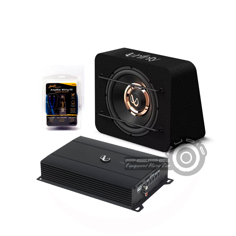 Promo Infinity Subwoofer 12" + Amplificador Monoblock (Instalado)