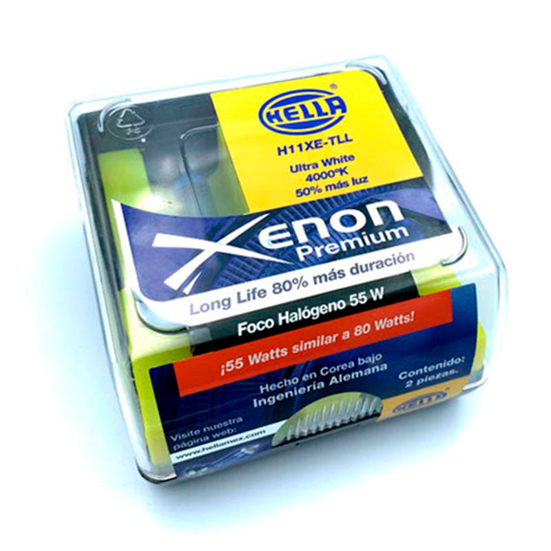 Ampolleta Hella Halógena Xenón Premiun Long Life XE TLL