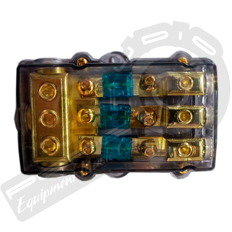 Bloque de distribución 3 Portafusible