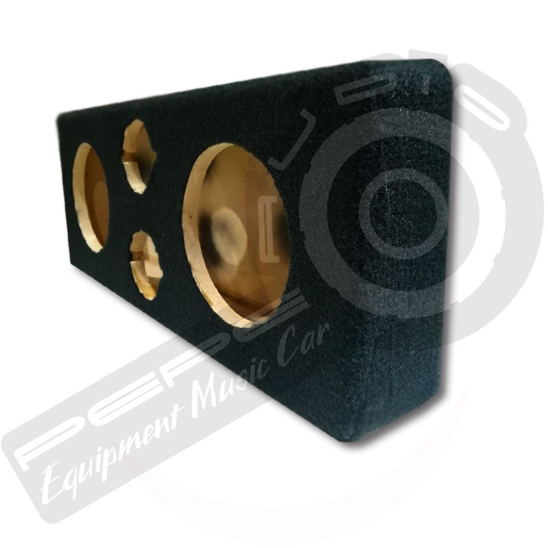 Caja Diagonal Sellada para parlantes 6,5" y Tweeters