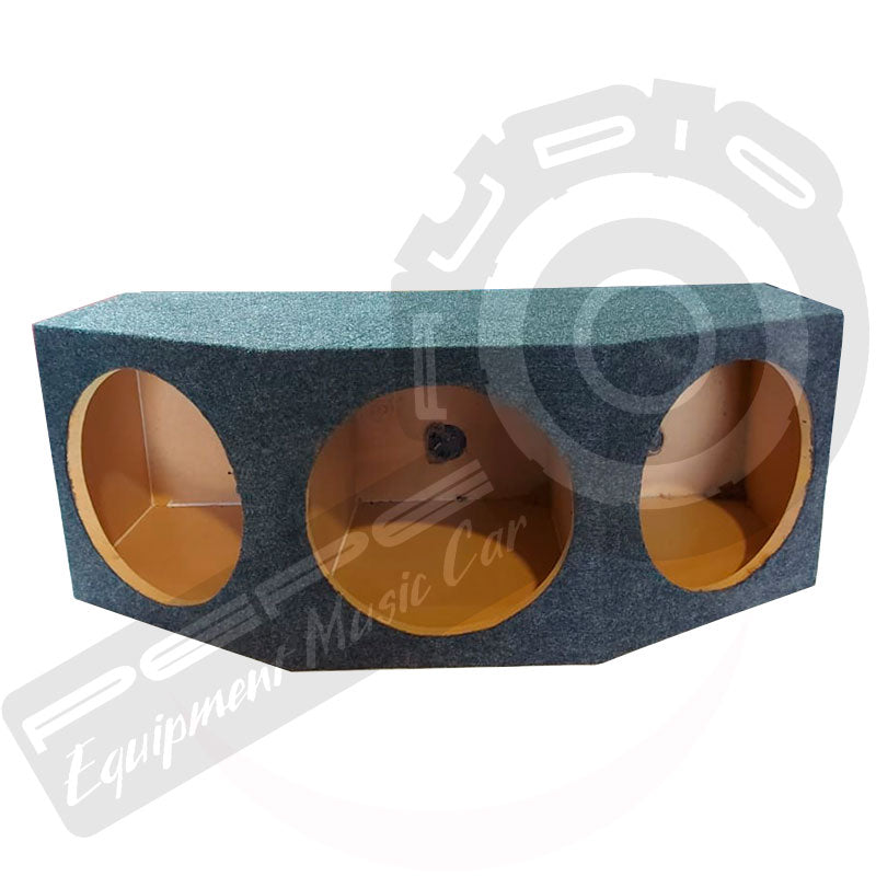 Caja triple para subwoofer 12" sellada