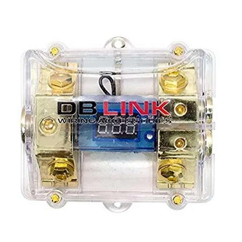 Bloque de Distribución & Porta Fusible con Voltímetro Digital MANLDFB09X – DB Link