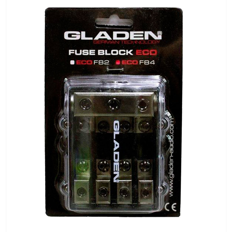 Bloque doble portafusible Gladen ECO FB4