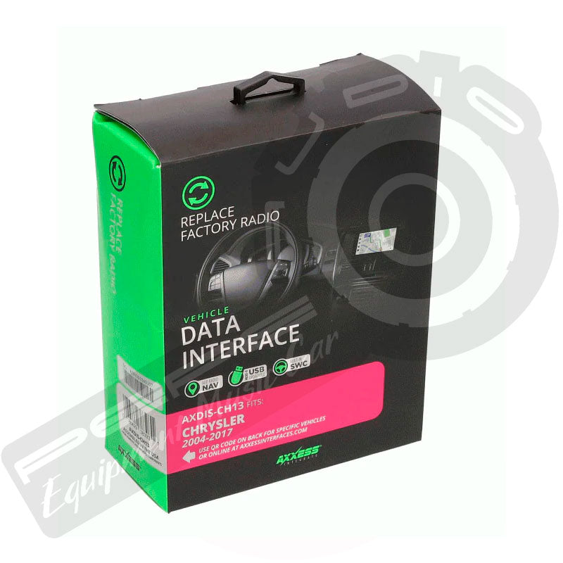 Interfase Axxess Módulo de retención para mando al volante y amplificador para Chrysler / Jeep / Dodge 2004-2017