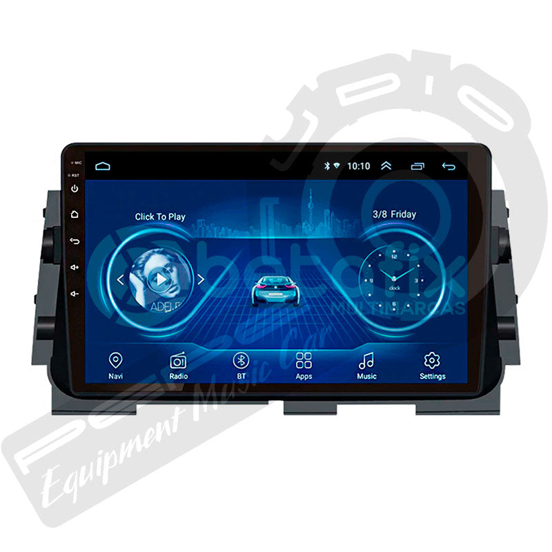 Radio para Nissan Kicks + Moldura