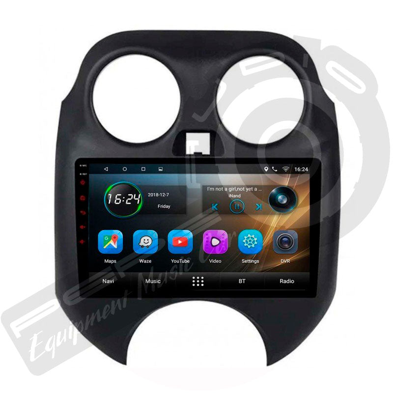 Radio para Nissan March + Moldura