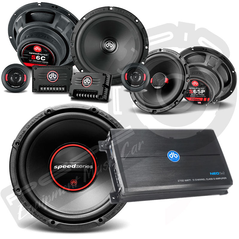 Promo DB Drive: Componentes+Parlantes+Amplificador+Subwoofer (Instalado)